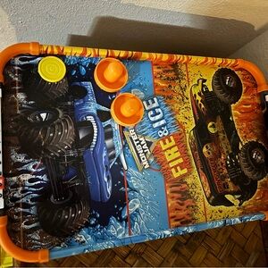 Monster Jam Air Hockey Table Fire & Ice